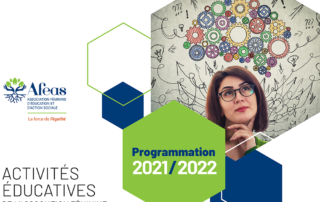 Affiche promotionelle pour les activités éducatives de l'Afeas